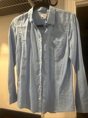 J. Crew Pale Blue Long-Sleeve Button-Down Shirt